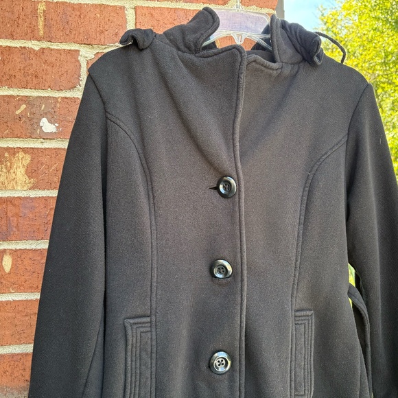 Jones New York Wool-Blend Hooded Trench Coat – Size, M (¾ Length) - Picture 5 of 5